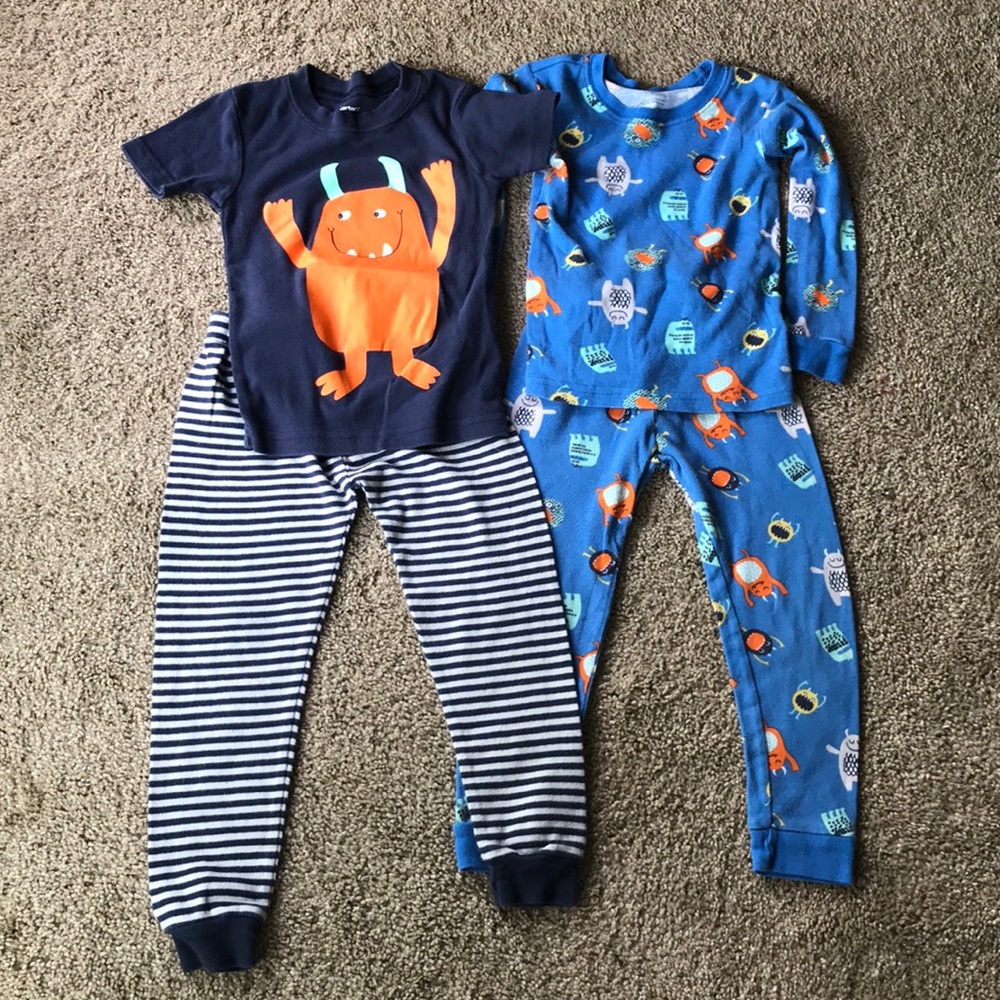 Four piece monster pj set